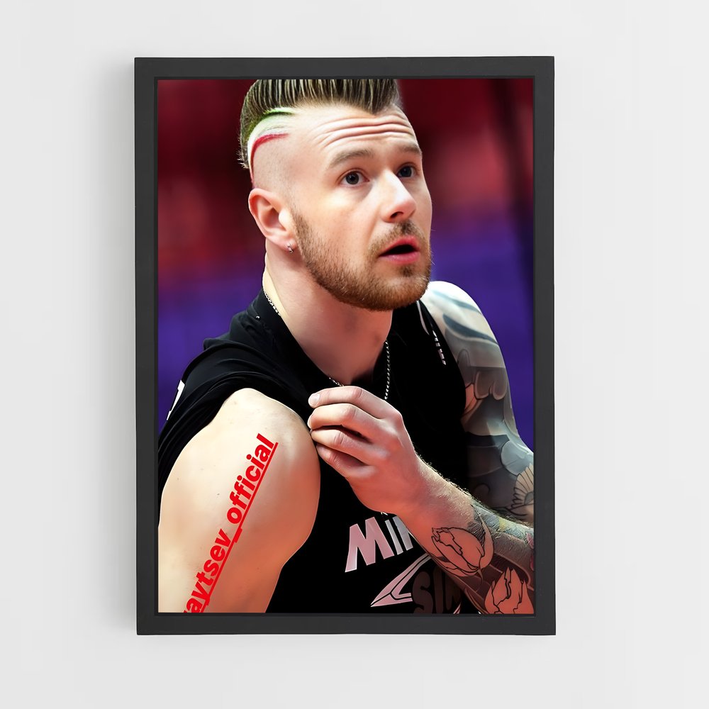 Poster Artiste Écorché – affiche Volleyball (vue 2)